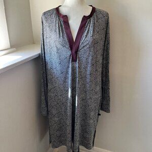 Lululemon Effortless Dress Petal Black & Maroon